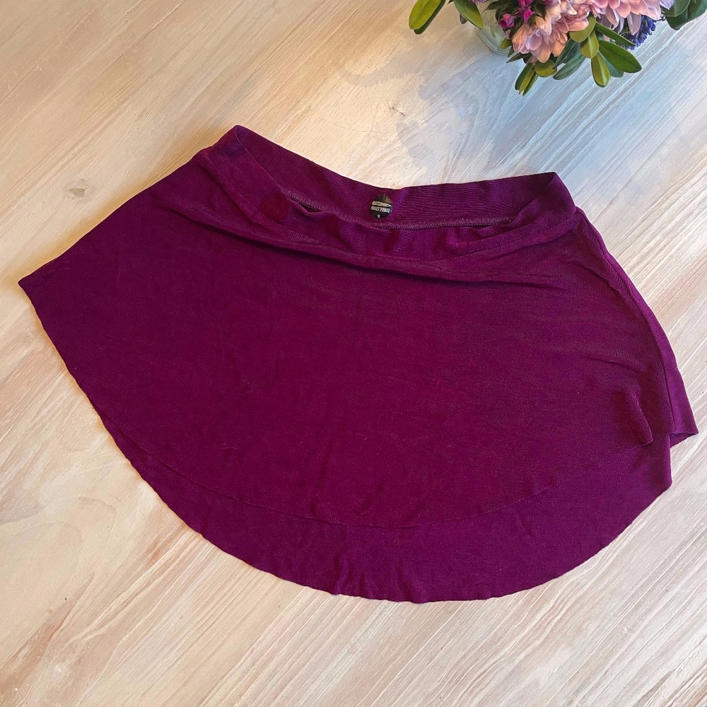 Plum Bullet Pointe Ballet Dance Skirt Small